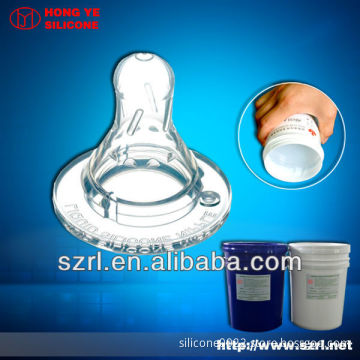 Additional cured silicone (rubber) for (making) baby nipples